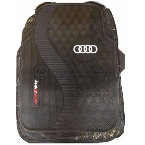 Universal Latex Floor Mat Audi Logo