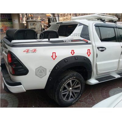 Toyota Hilux Revo Nuts Style Fender Flares 2016-2020