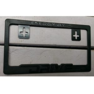 License Plate Frame Drive Black