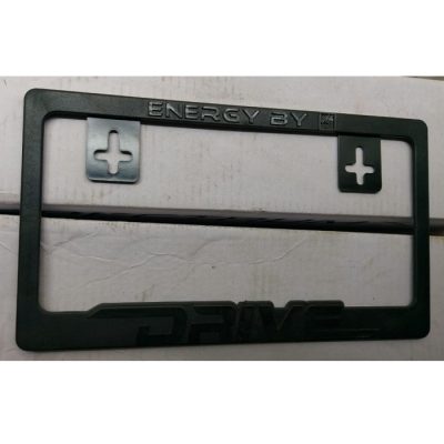 License Plate Frame Drive Black