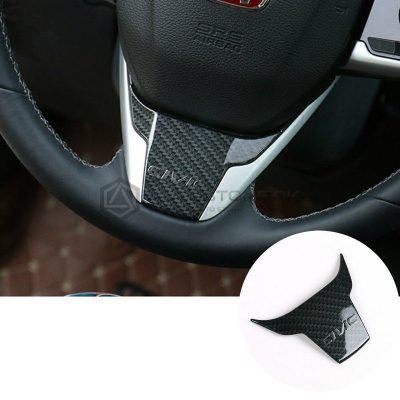 Honda Civic Steering Carbon Fiber Cover 2016-2021