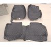 Toyota Corolla 7D Diamond Floor Mats Black with Beige Stitch 2014-2019 thumbnail 2