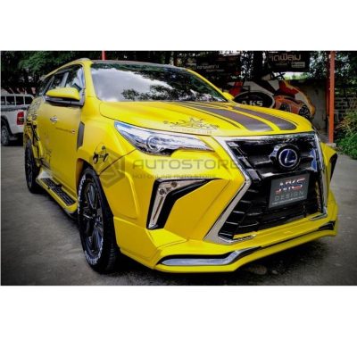 Toyota Fortuner NKS Wide Style Body Kit with Fog Lamps and Grill Chrome 2016-2018