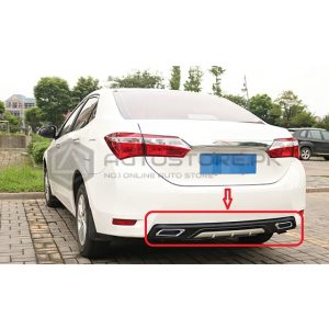 Toyota Corolla Rear Diffuser Black 2014-2020