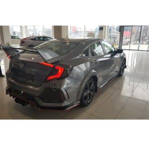 Honda Civic Sequential Red Smoke Led Lava Tail Lamps 4Pcs Set