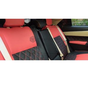 Toyota Corolla Seat Cover Red and Black Cover 2014-2020