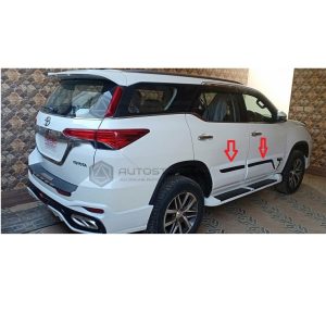 Toyota Fortuner Body Cladding Chrome Thailand 4 Pcs 2016-2021
