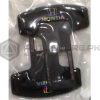 Honda Plastic Seat Belt Clip Pair Black thumbnail 2