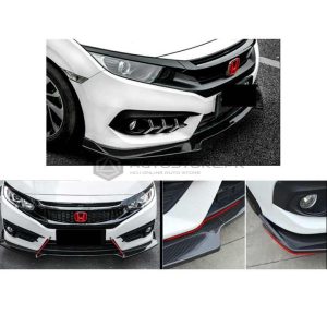 Honda Civic Front Splitter Carbon Fiber 2016-2021
