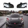 Honda Civic NSX Style Full Led Headlight 2016-2021 thumbnail 3