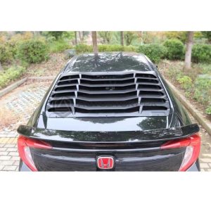 Honda Civic Rear Screen Type R Louvers V2 2016-2021