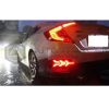 Honda Civic Rear Bumper LED Light Lamborghini Style V2 2016-2021 thumbnail 2