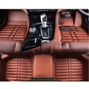 Honda Vezel 5D Floor Mats Brown 2015-2018