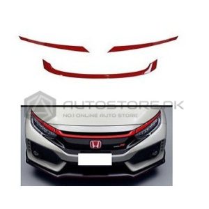 Honda Civic Modulo Grill Red Trim 2016-2021