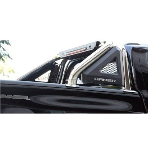 Toyota Hilux Revo Roll Bar Steel Hamer Black 2016-2019