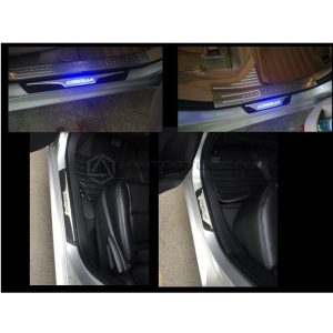 Toyota Corolla Black Chrome Sill Plates 2014-2017