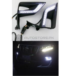 Toyota Prado Fog Lamps DRL Cover 2009-2019