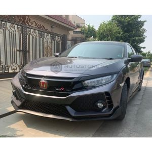 Honda Civic Type R Front Bumper Body Kit With DRL 2016-2021