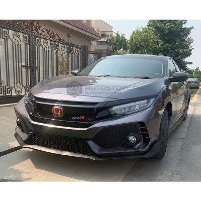 Honda Civic Type R Front Bumper Body Kit With DRL 2016-2021