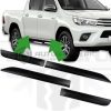Toyota Hilux Revo Door Moulding Black 2016-2019 thumbnail 1