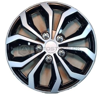 Silver and Black Wheel Cover 14 Inches