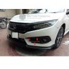 Honda Civic Front Fog Lamps Chrome Trim 2016-2021 thumbnail 7
