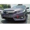 Honda Civic Front Fog Lamps Chrome Trim 2016-2021 thumbnail 4
