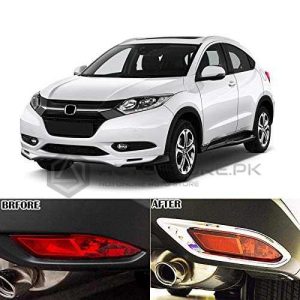 Honda Vezel Back Bumper Lamp Chrome Trim 2013-2021