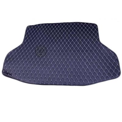 Honda Civic 7D Trunk Mat Black With Grey Stitch 2016-2021