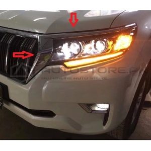 Toyota Prado Headlight Chrome Trim 2009-2019