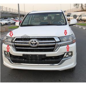 Toyota Land Cruiser FJ200 Front OEM Headlights 2016-2019