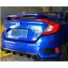Honda Civic Rear Bumper Splitter Matt Black 2016-2021 thumbnail 2