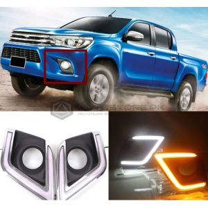 Toyota Hilux Revo Fog Lamp DRL Covers 2016-2019