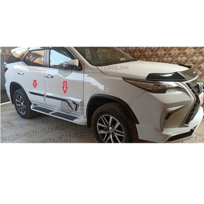 Toyota Fortuner Body Cladding Chrome Thailand 4 Pcs 2016-2021