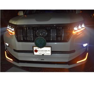 Toyota Prado Matrix Lamp Conversion With Body Kit 2016-2019