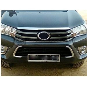 Toyota Hilux Revo Chrome Decorative Down Grill Trim 2016-2019