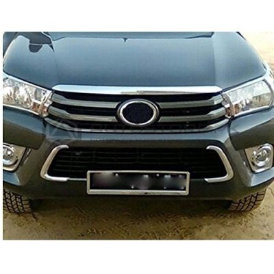 Toyota Hilux Revo Chrome Decorative Down Grill Trim 2016-2019