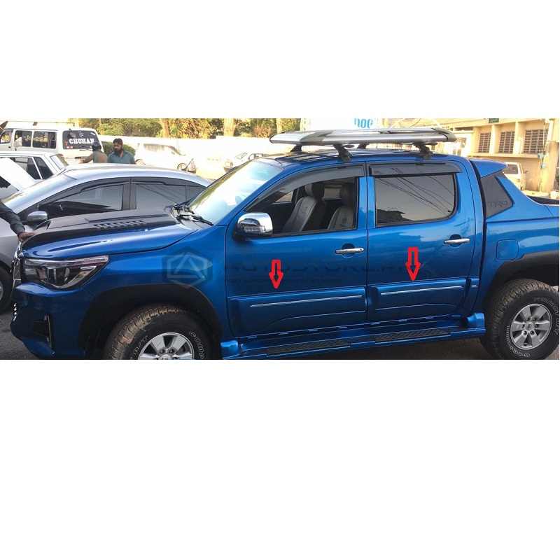 TOYOTA HILUX REVO 2016 BODY CLADDING FOR DOUBLE CAB SET OF 4 