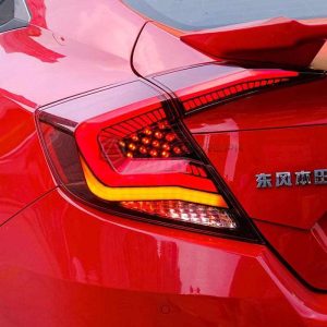 Honda Civic Snake Style Lava Tail Lamps 2016-2021