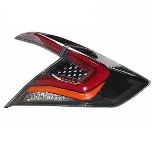 Honda Civic Snake Style Light Smoke Tail Lamps 2016-2021