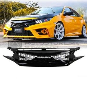 Honda Civic New X Style Grill With Eyelid 2016-2021