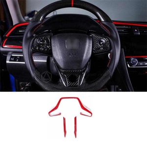 Honda Civic Steering Multimedia Red Trim 2016-2021