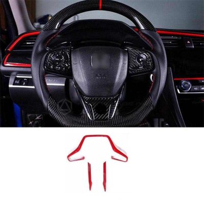 Honda Civic Steering Multimedia Red Trim 2016-2021