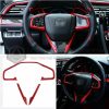 Honda Civic Steering Multimedia Red Trim 2016-2021 thumbnail 3