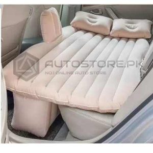 Universal Rear Car Seat Inflatable Air Mattress Beige