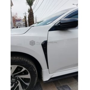 Honda Civic Type R Style Fender Vent Carbon Fiber 2016-2021