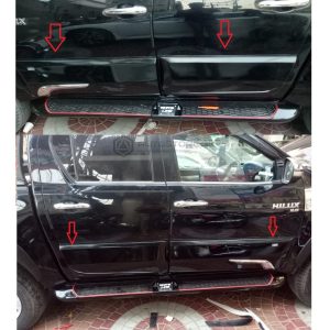 Toyota Hilux Revo Door Body Cladding V2 2016-2019