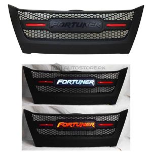 Toyota Fortuner Front Led Grill with Logo 2016-2021