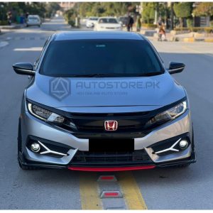 Honda Civic Fog Lamps Sword Style DRL Cover 2016-2021