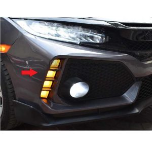 Honda Civic X Type R Running Corner Bumper DRL 2 Color 2016-2021